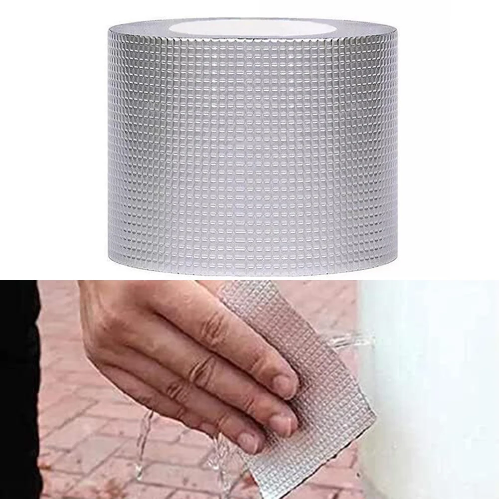 Cinta de butilo fácil de usar, tira segura y selladora, resistente al vapor, más gruesa y más pesada, resistente a los rayos UV para sistemas HVAC