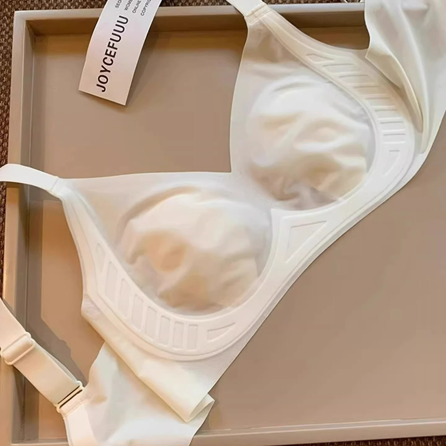 

Бесшовный беспроводной бюстгальтер-бралетт с ушками кролика, летний, тонкий, минимайзер, полное покрытие, большие размеры, без косточек, комфортный