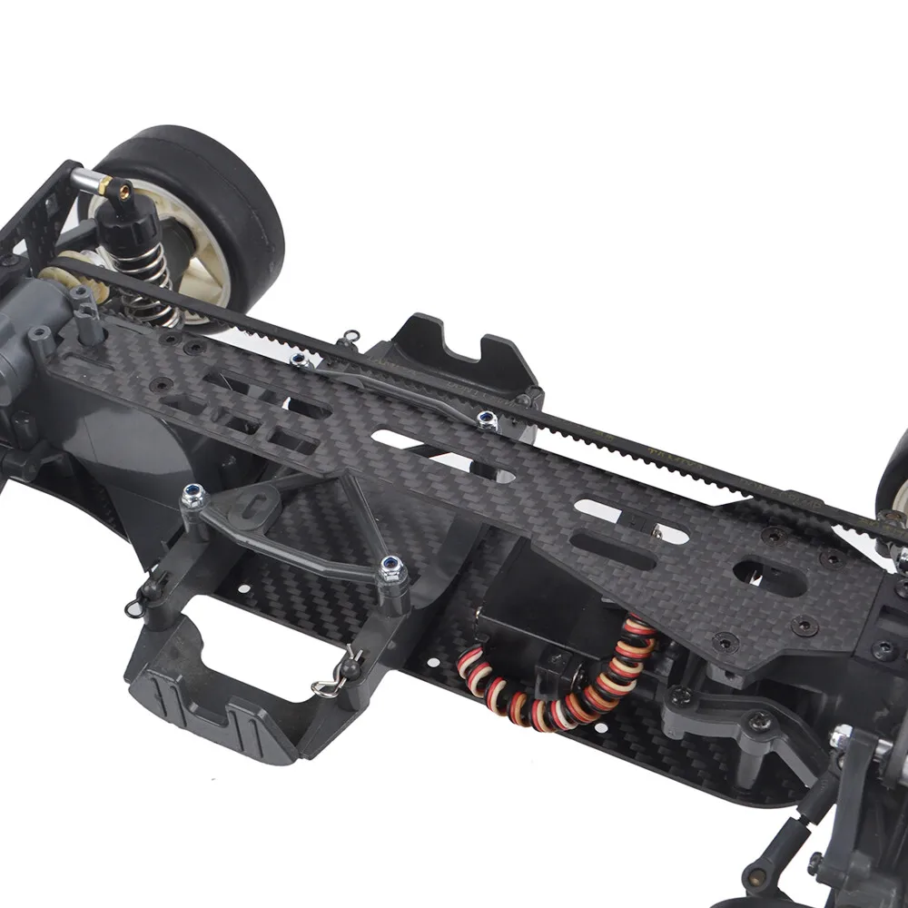 Juego de chasis inferior de cubierta superior de fibra de carbono para piezas de actualización Tamiya TA03F PRO 1/10