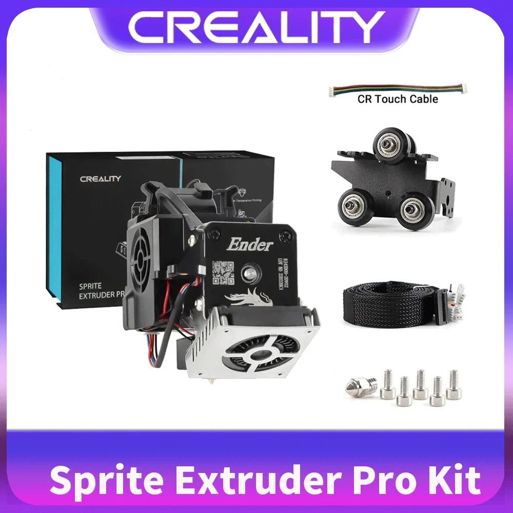 

CREALITY Sprite Extruder Pro Kit 300г. ℃ Высокотемпературная печать, передаточное число 3:5:1, экструдер с прямым приводом для принтеров серии Ender-3