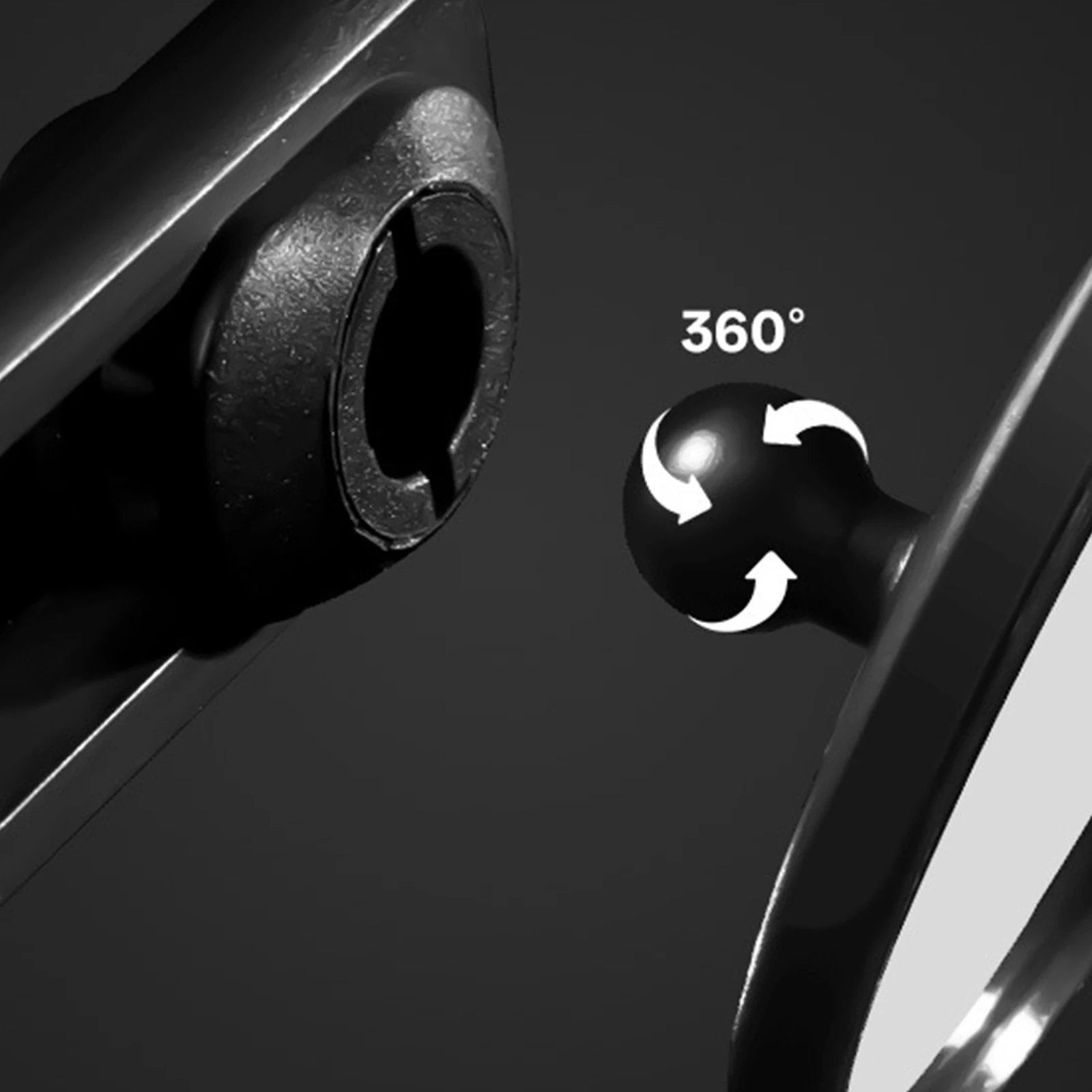 Kép 7: 360° Alkalmazkodó m Célgömb dugasz rearview Tükör rotatable Bicikli rearview Tükör Célgömb Abszolvál Hajtóka számára közúti bikes mtb