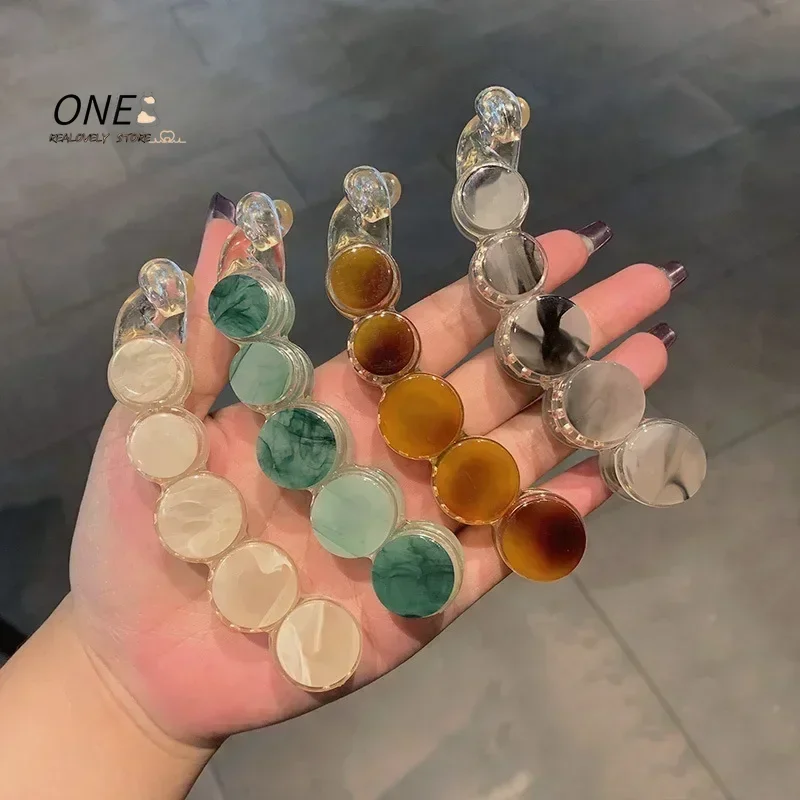 女性用無地バナナクリップ,ヘアクリップ,ヘアピン,女の子用バレッタ,ヘアアクセサリー,韓国ファッション,新品