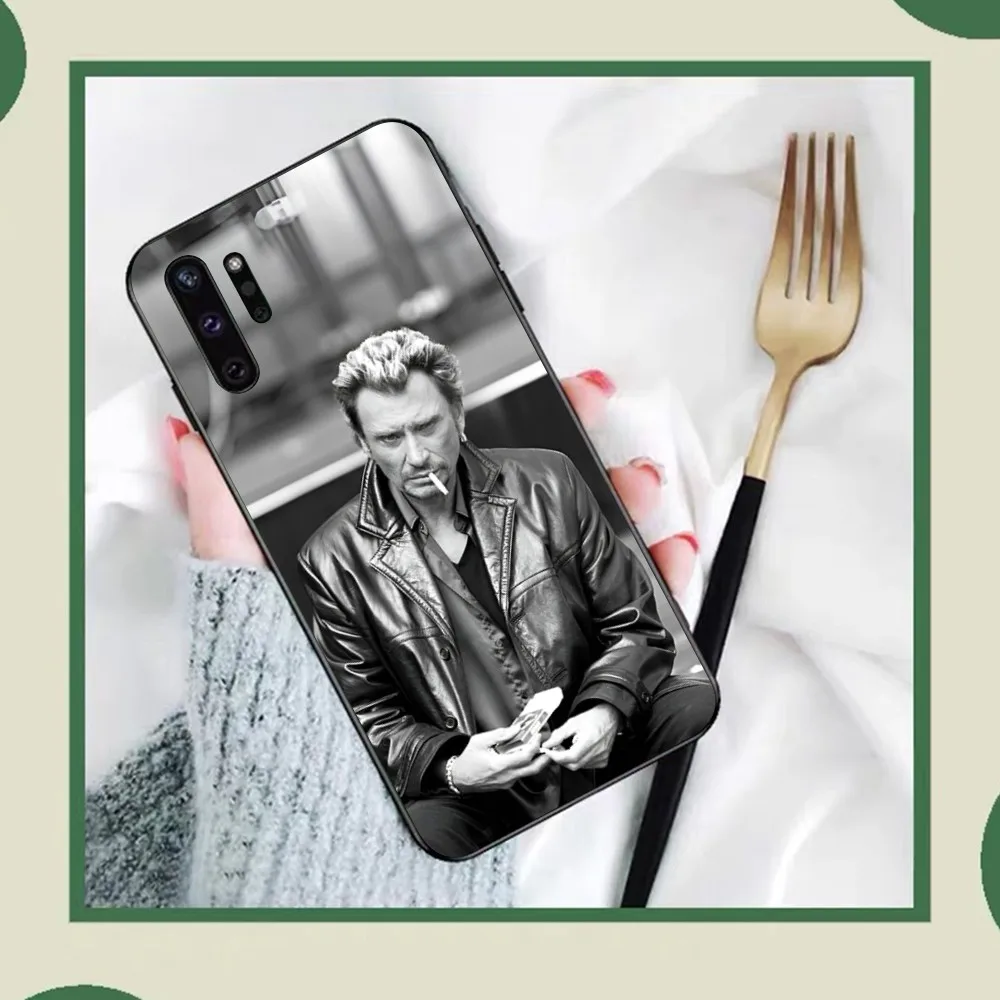 Johnny Hallyday Music Phone Case For Samsung Note 8 9 10 20 pro plus lite M 10 11 20 30 21 31 51 A 21 22 42 02 03