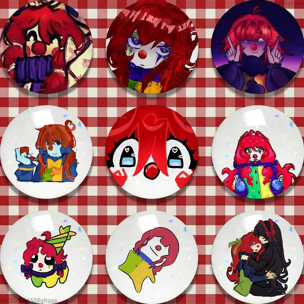 HONK Moe A R-Regect Pins 58mm Cute Cartoon Badge Handmade Brooches for Backpack Accessories Jewelry Gifts