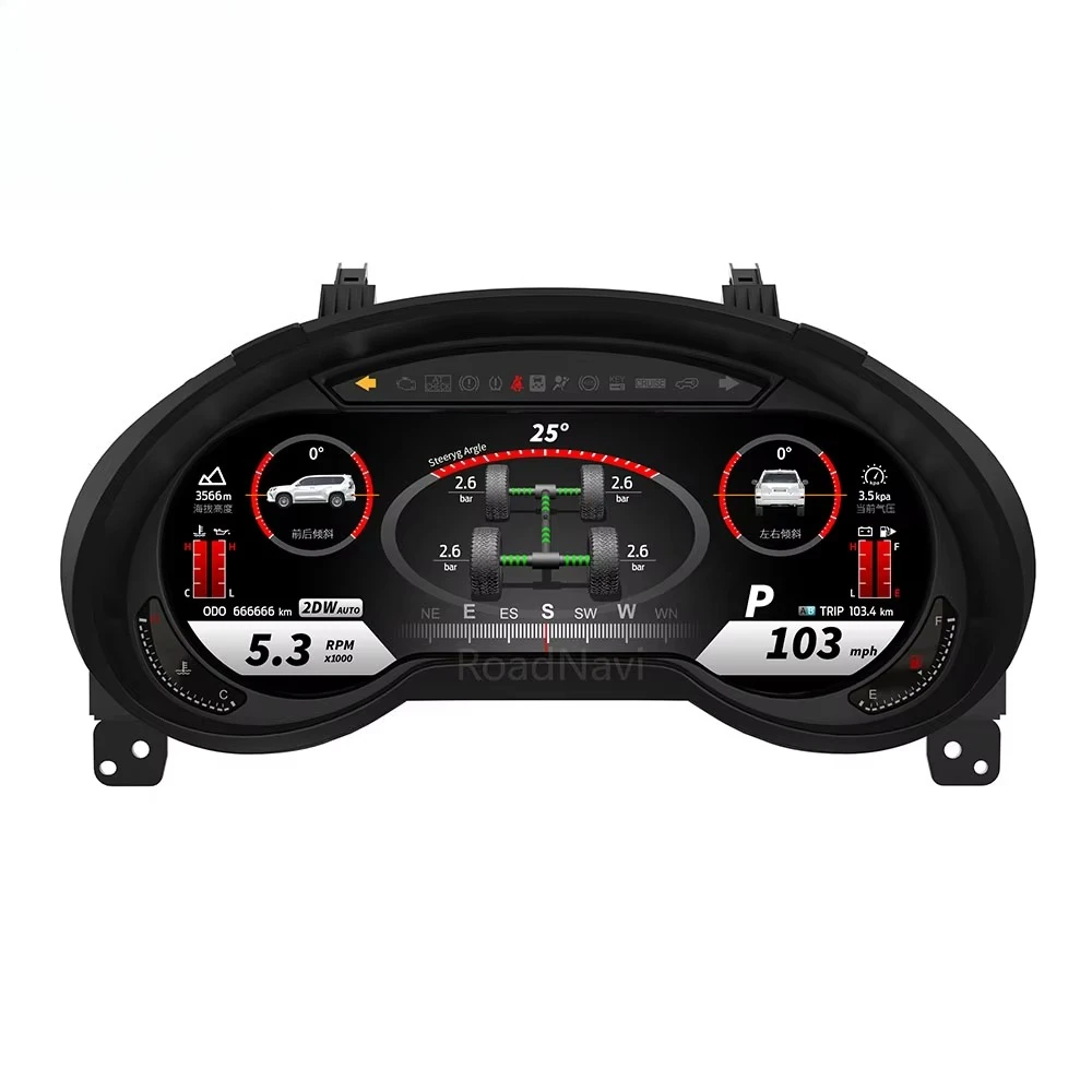 GX400 GX460 2009+2020 LCD digitale cluster auto upgrade dashboardmeter