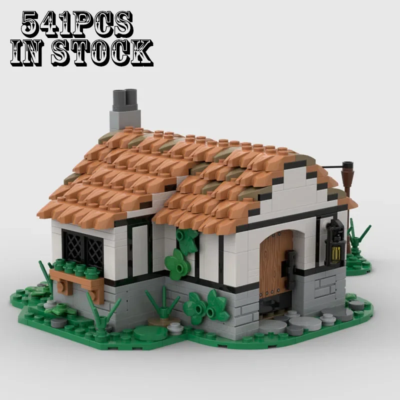 ตัวต่อ MOC-120724 บ้านชนบทยุคกลางขนาดเล็ก ของเล่นเสริมพัฒนาการสำหรับเด็ก ของขวัญวันเกิด คริสต์มาส และเทศกาลต่างๆ ของขวัญ DIY