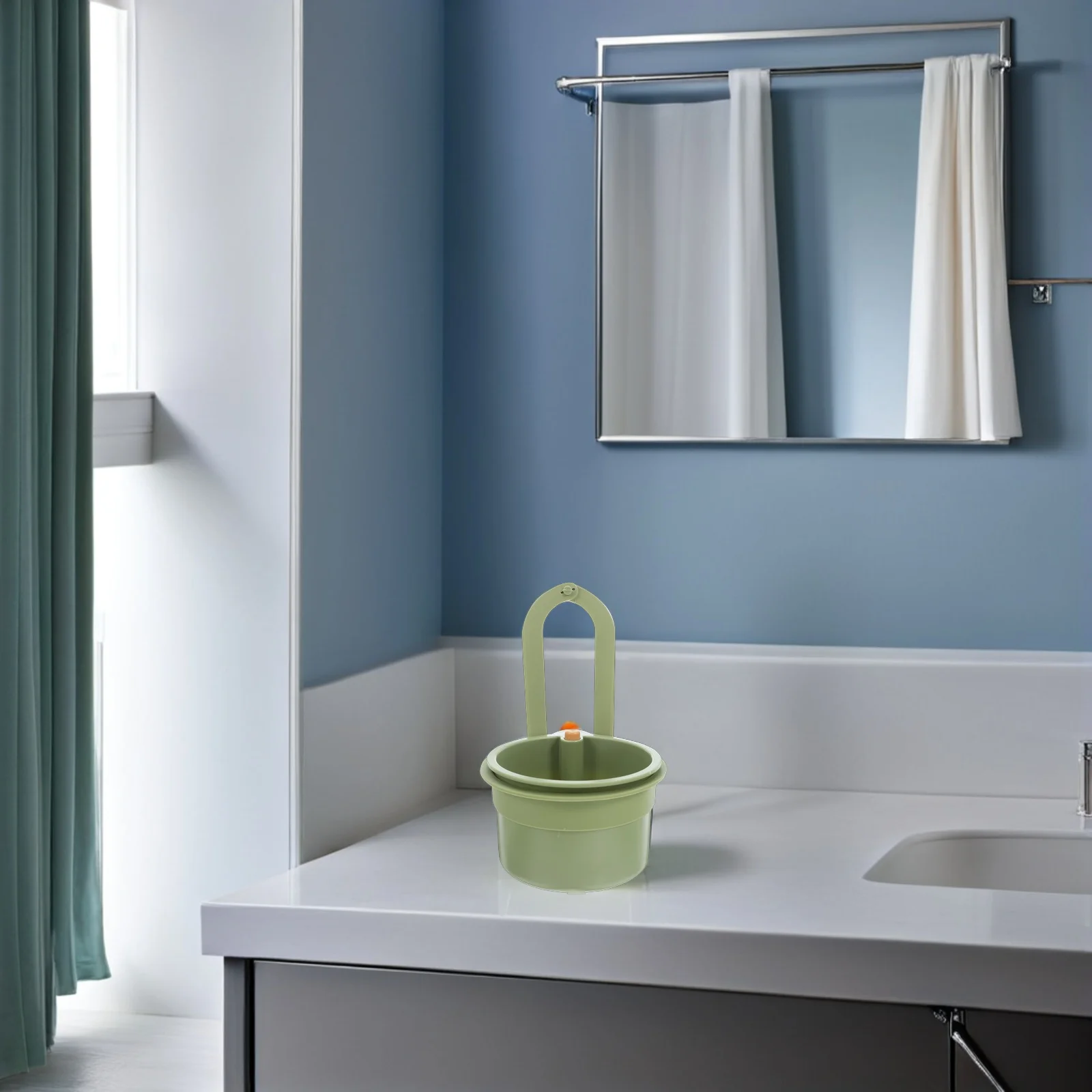 

Adjustable Hanging Strainer Food Catcher Vegetable Waste Filter Storage Organizer for Kitchen Drain Space Saver Hanging