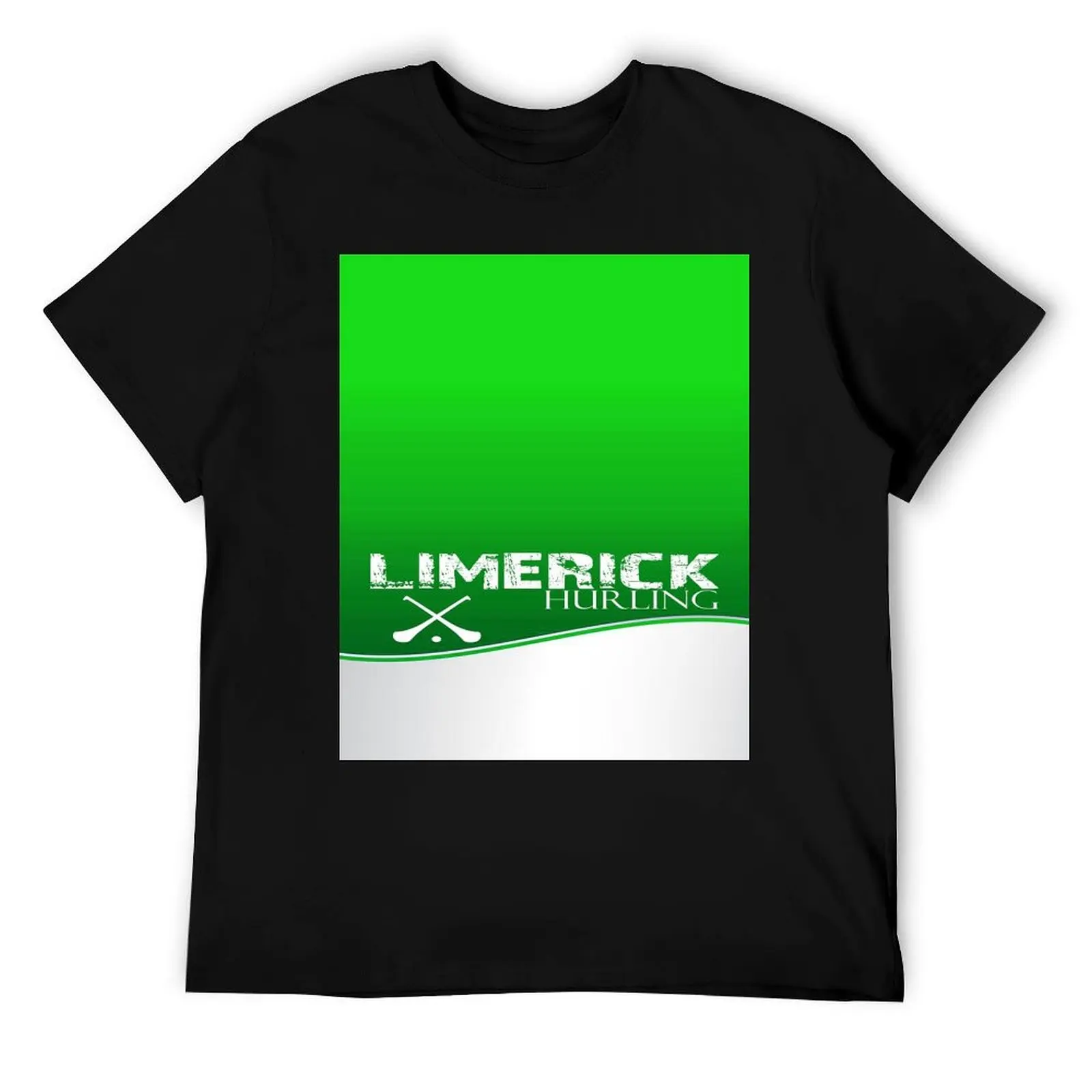 ليمريك هيرلينج أيرلندا تي شيرت رجل تي شيرت فاخر أنيمي تي شيرت للرجل رجل تي شيرت القطن تي شيرت