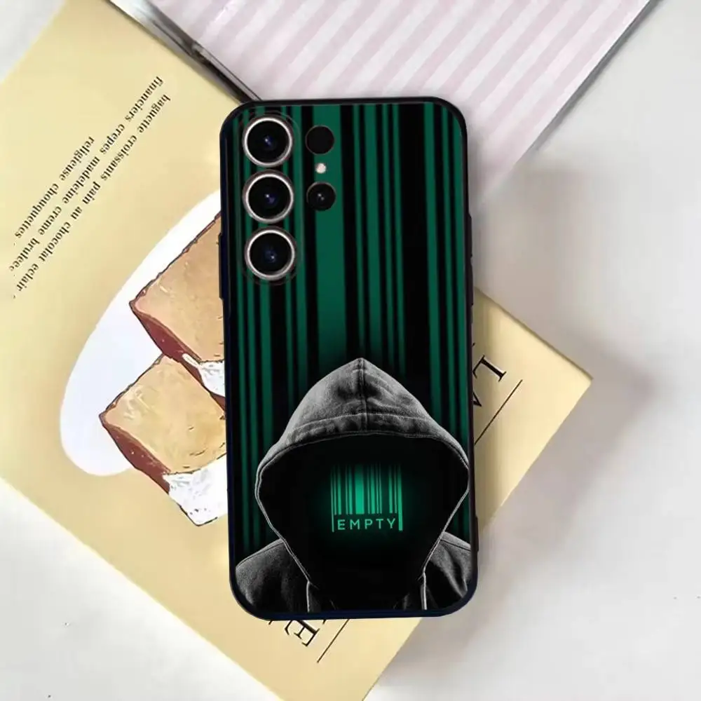 Etui na telefon z motywem Hot Hacker Creativity do Samsung S25, 24, 21, 22, 23, 30, Ultra, 20, Plus, Fe, Lite, Note, 10, 9, miękka czarna obudowa
