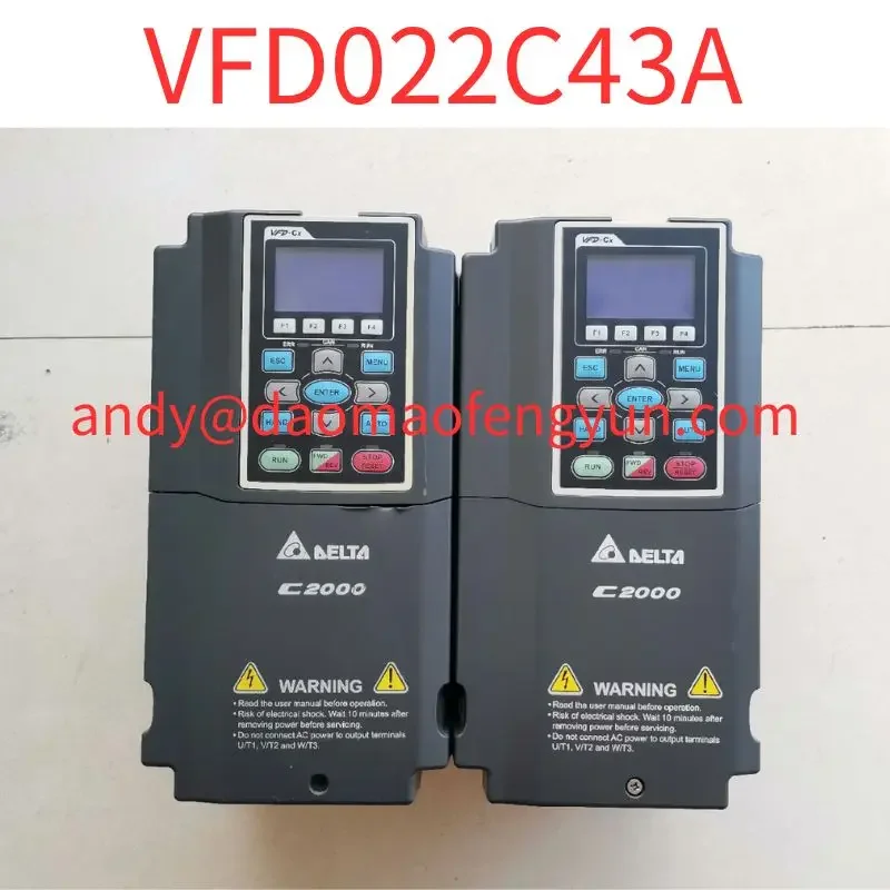 

Second-hand test OK VFD022C43A 2.2kw frequency converter