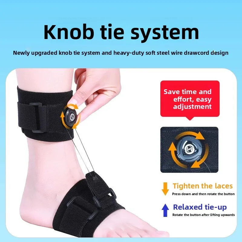 Foot-Up Drop Foot Braces Ankle Brace Support AFO Orthotics Strap Elevator Plantar Fasciitis Foot Cramps Nightime & Daytime Use