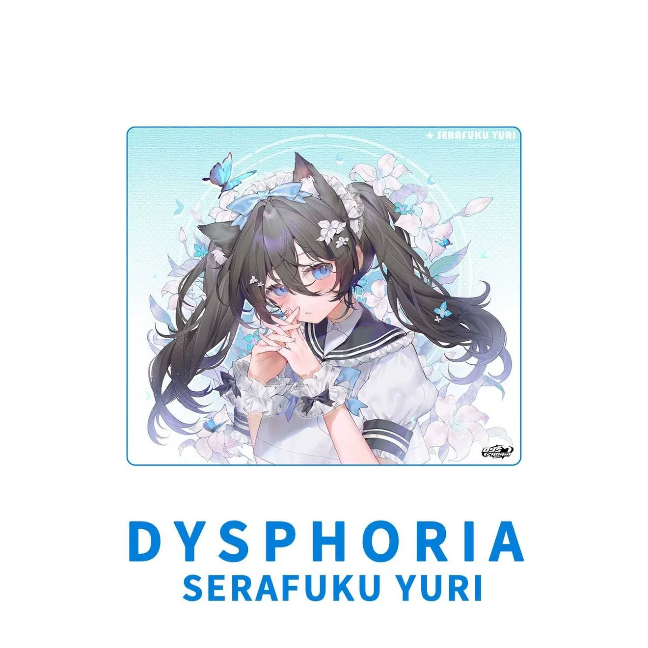 PANPAD DYSPHORIA SERAKUKU Yuri  glass mouse pad Gorilla Glass, Special Coating, Fully Covered Primercopy)