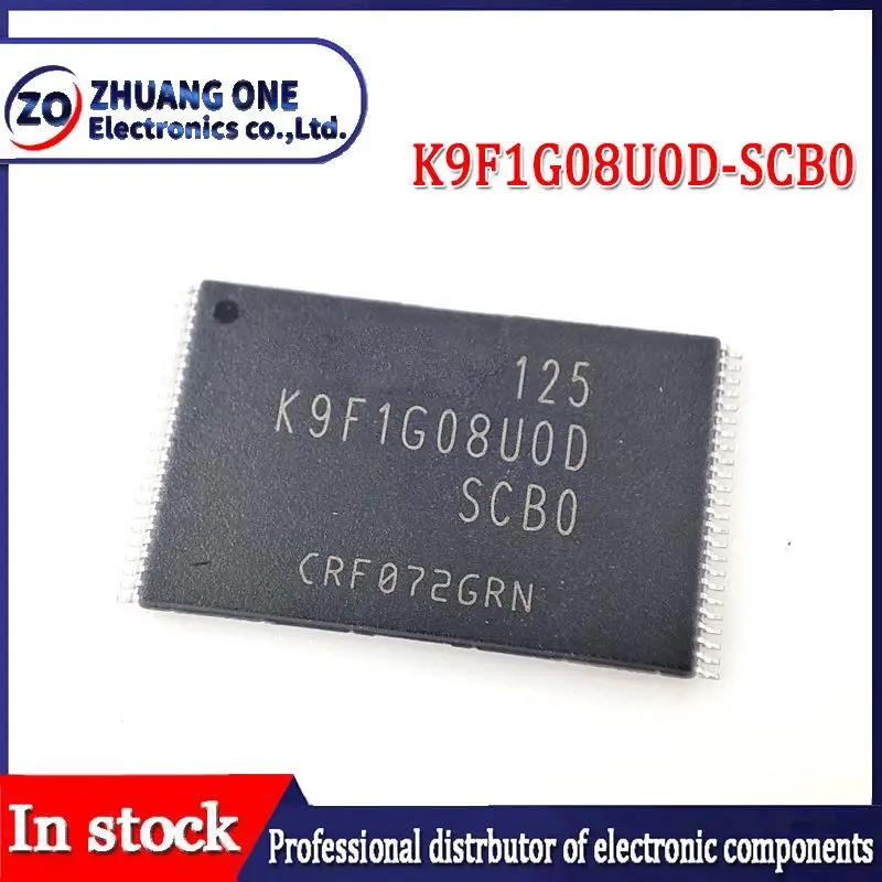 

10pcs/lot 100% New K9F1G08U0D-SCB0 K9F1G08UOD-SCBO K9F1G08U0D SCB0 K9F1G08UOD SCBO tsop-48 Chipset