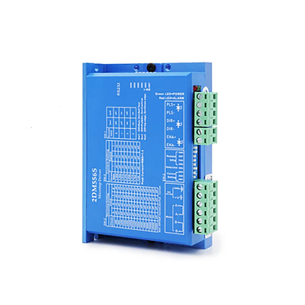 Controlador de motor paso a paso JMC 2DM556/2DM556S NEMA 17 23 34, 2 fases, reemplaza TB6600 DM542 DM556 para fresadora CNC