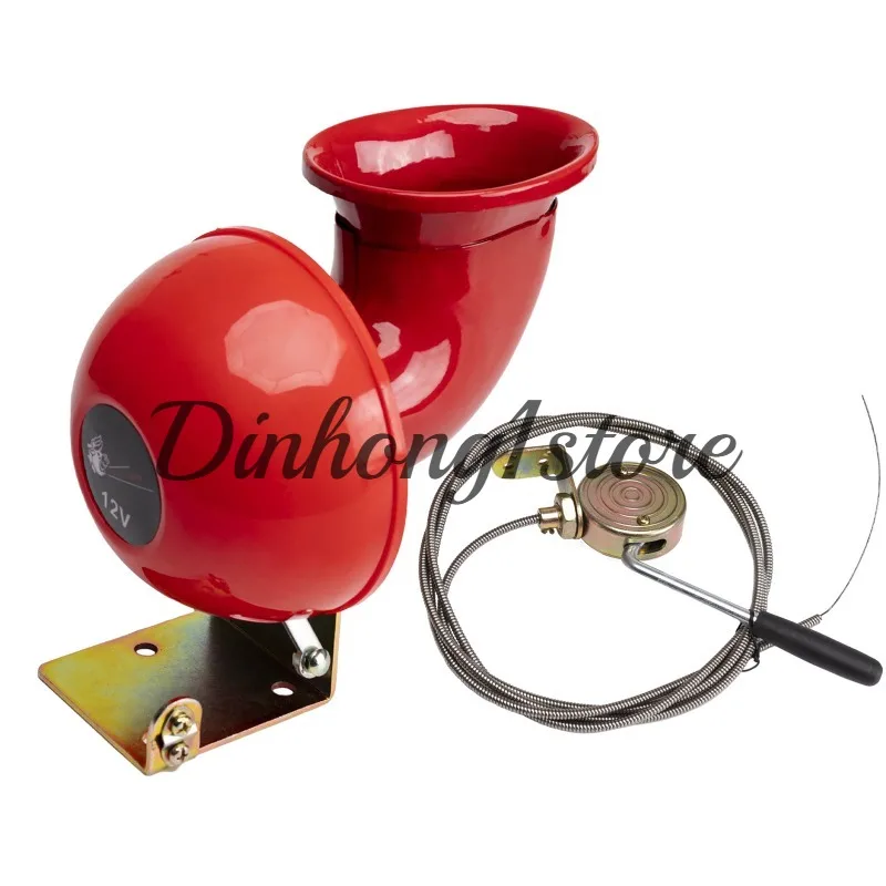 Super Loud 12V Car Horn Bull Sound Electric Horn Air Horn Raging Sound For Car Motorcycle Truck Boat Crane Car Accessory