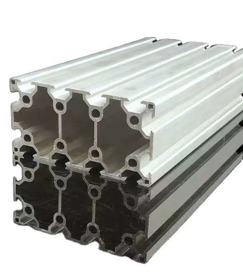 Braket Otomatis Jalur Perakitan Tugas Berat Tabung Persegi Aluminium Standar HLTNC 60120L