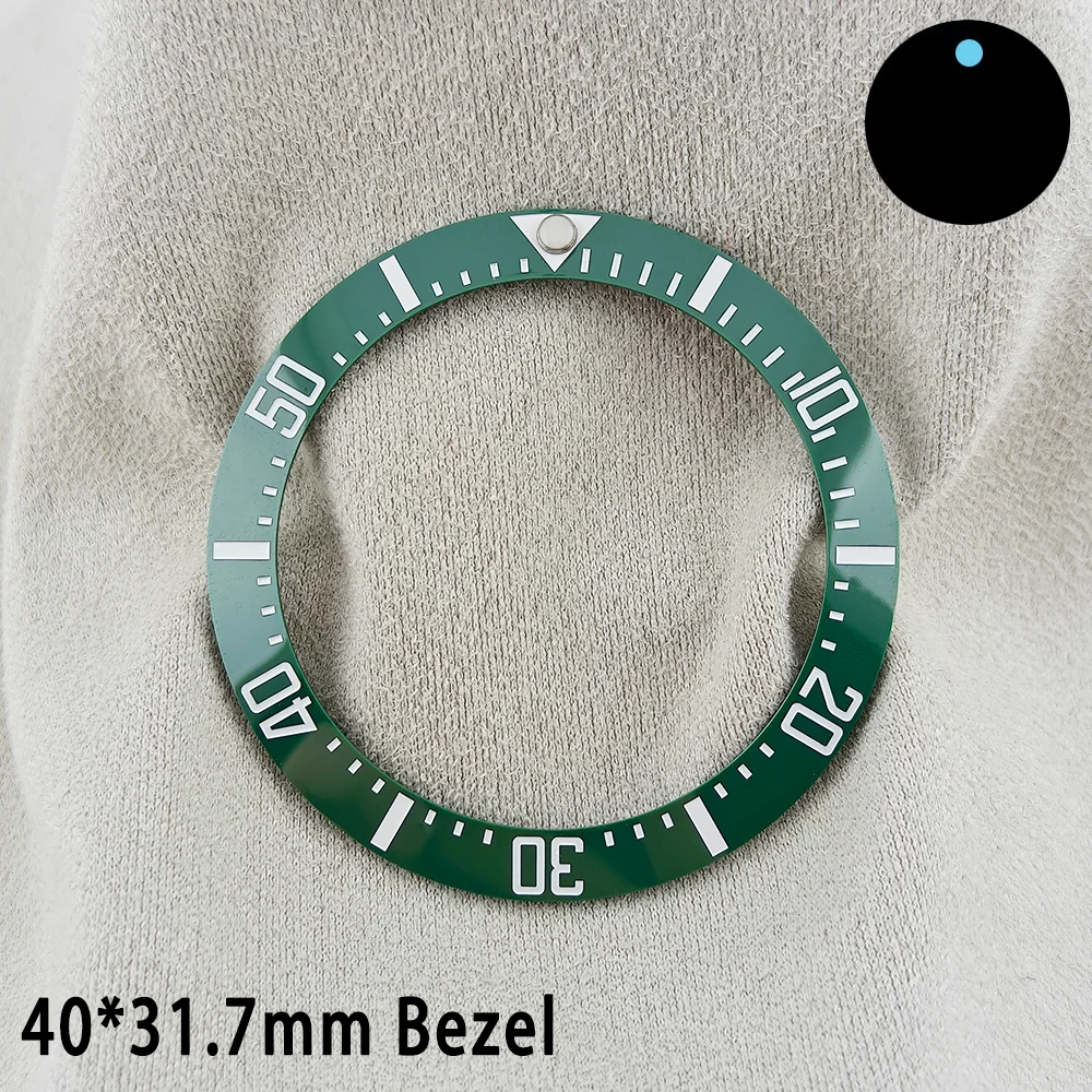 ForgeLink 40mm Lünetteneinlagen GMT Uhrenlünette 40mm * 31,7mm Keramik-Lünetteneinlage Passend für 42mm bis 44mm Taucheruhrengehäuse Uhrenring – Detail 7