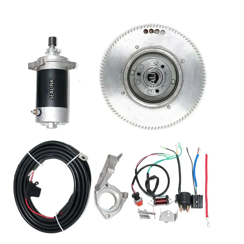 

ELECTRIC START KIT FOR HIDEA 30HP 2 STROKE HD30F OUTBOARD MOTORS WITH FLYWHEEL STARTER