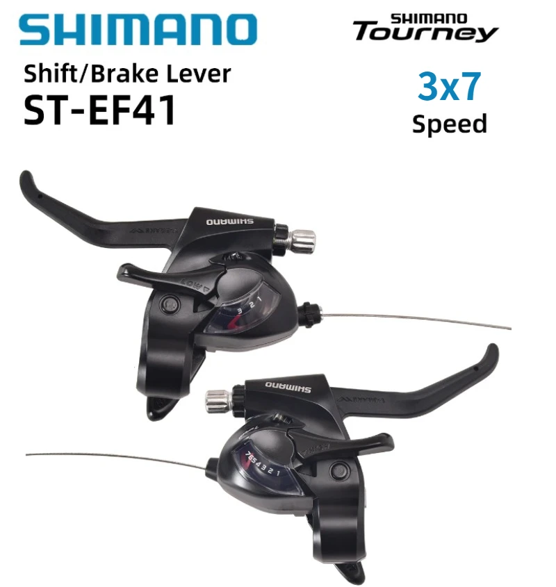 SHIMANO TOURNEY EF41 ST-TX800 FIRE PLUS - Shift/Brake Lever - 3x7 3x8 21 24speed  For MTB Bike Left Right Shift Mountain Bicycle