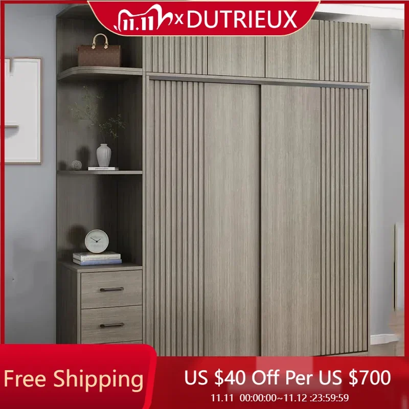 

Storage European Wardrobes Drawer Detachable Large Heavy Duty Wardrobes Space Saving Apartment Szafy Do Sypialni Hotel Furniture