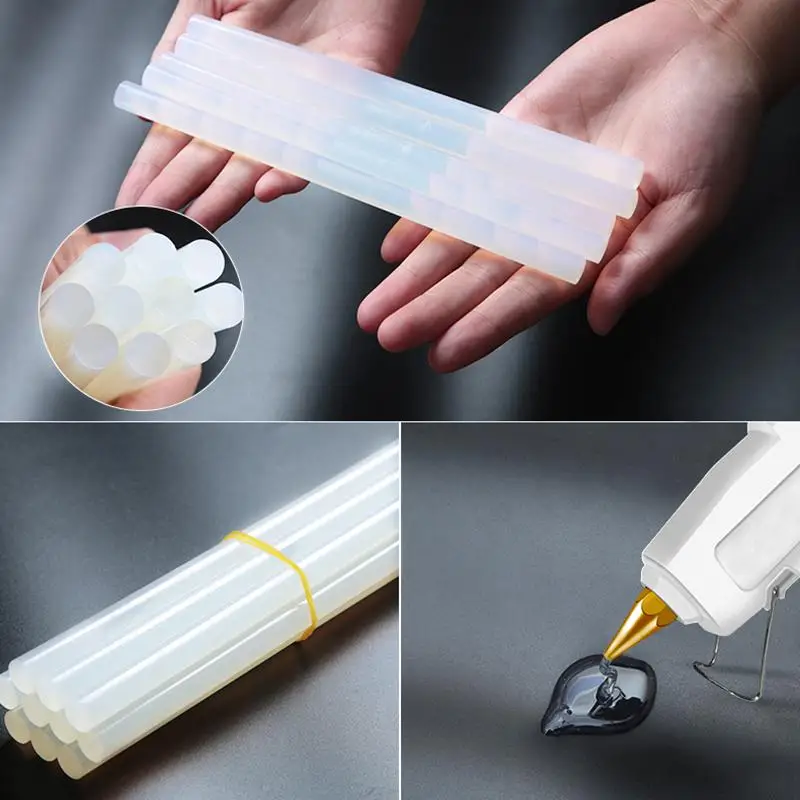 Imagem -02 - Glue Gun Sticks Adequado para Glue Gun Artesanato de Faça Você Mesmo Reparação Decoração Home Tamanho Mini Hot Melt mm 11 mm 100 mm 10 mm 20 mm 50 Pcs