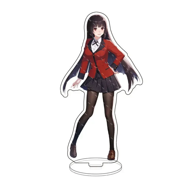 Japan Anime Kakegurui Cosplay Stand Model Plate Jabami Yumeko Saotome Meari Acrylic Figures Standee Display Bedroom Desk Decor