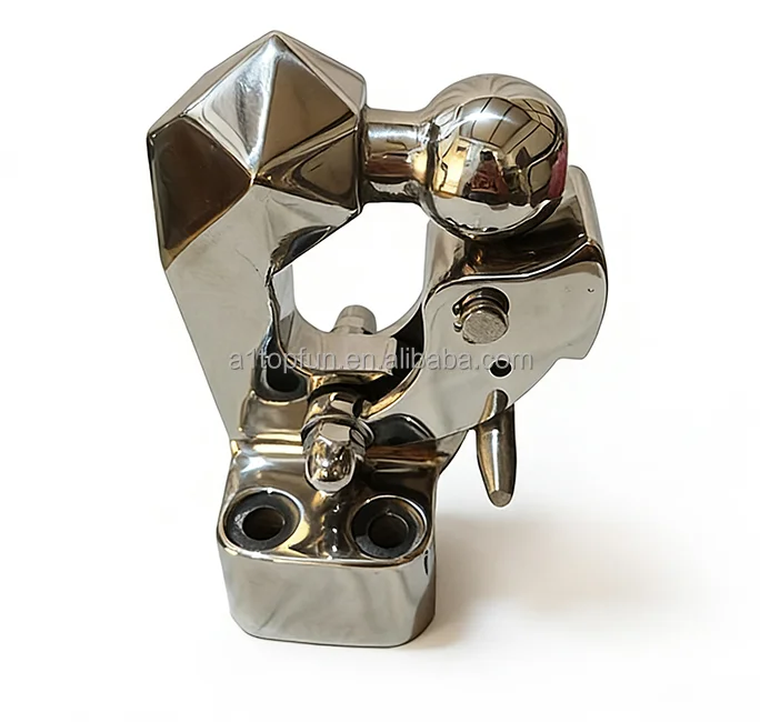 Heavy Duty 304 Stainless Steel Trailer Hook Truck Trailer Receiver Tow Ball Trucks RVs Caravans Off-Road Vehicles