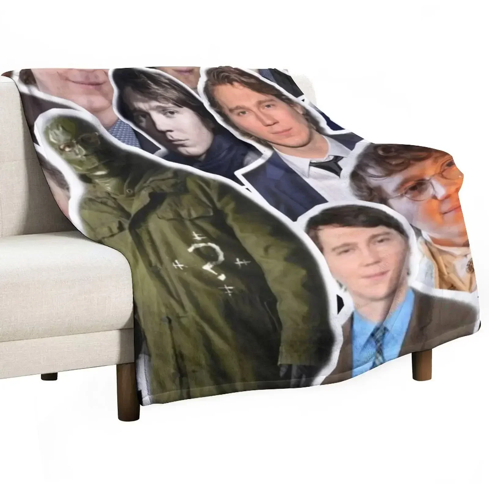 

I love paul dano photo collage Throw Blanket Sofas christmas gifts Moving Thin Blankets