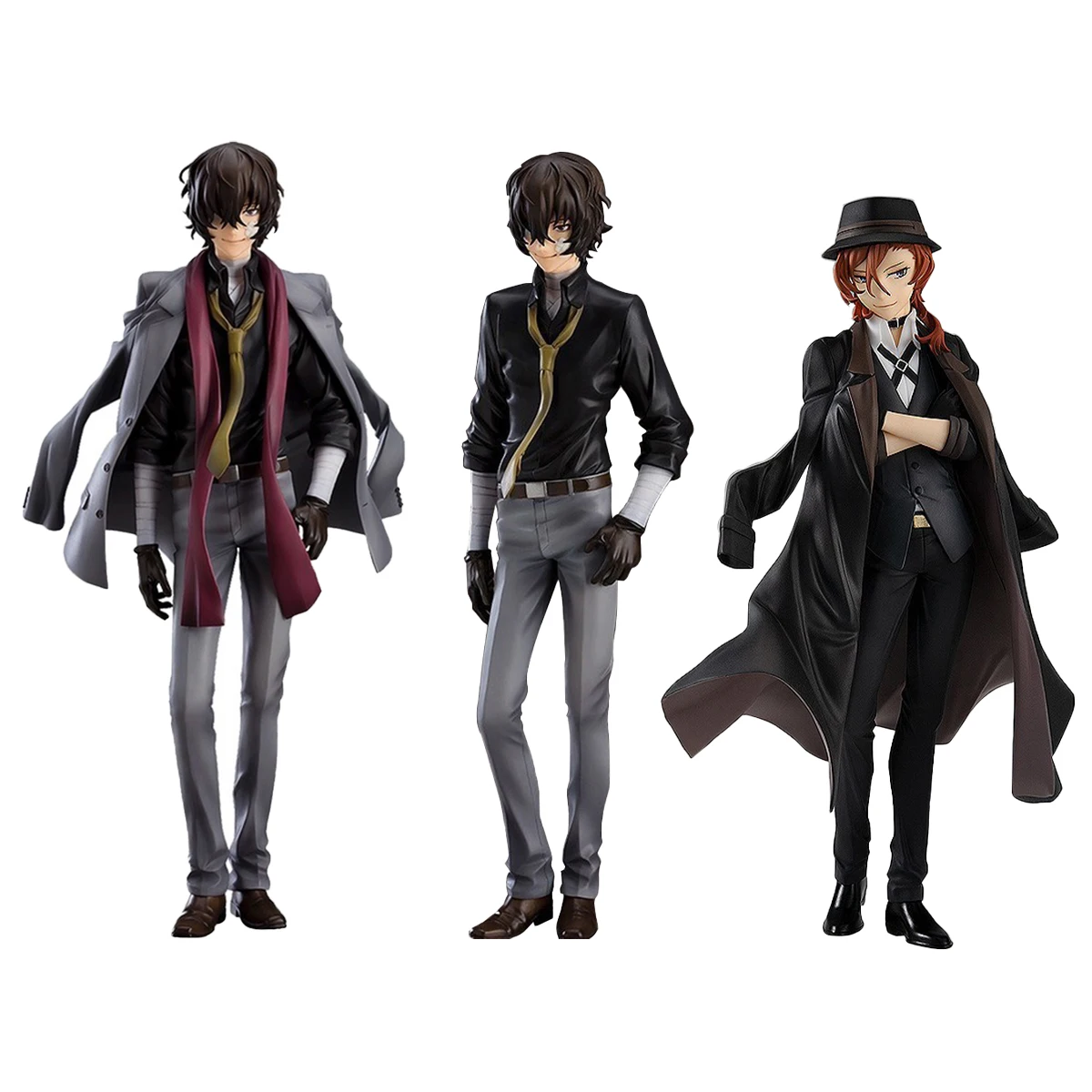 

Anime BSD Figures Nakahara Chuuya Action Figure Dazai Osamu Figurine Handsome standing pose Model Collection doll Toy Anime Gift