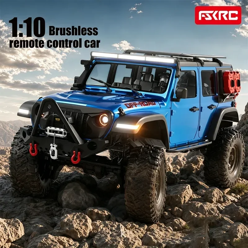 Hbtoys 1/10 Brushless Rc Rock Crawler Rtr 4wd Factory Installed Motor Esc 2-Speed Transmission Locking Diff Winch Off Road Truck