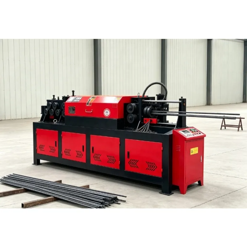 Smart Quantitative Control Rebar Straightener Cutter, Preset Function for Prefabricated Component Production