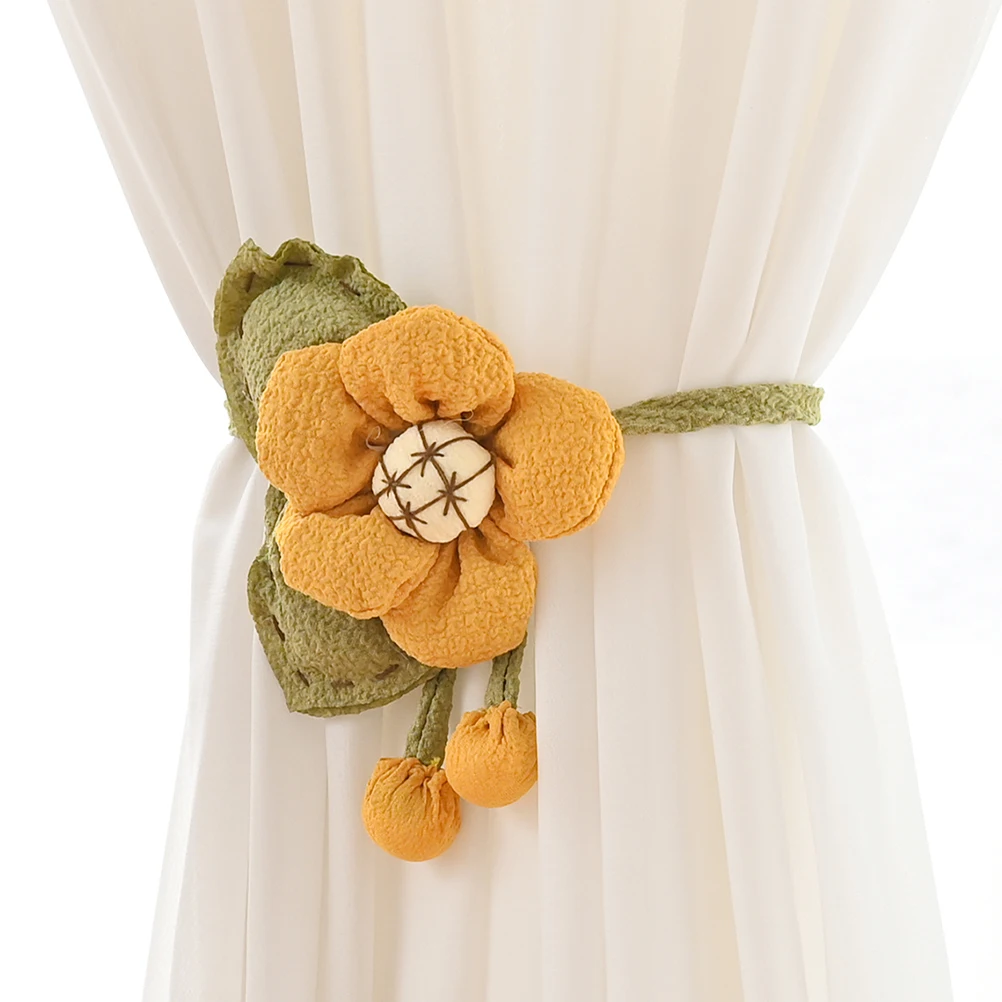

2 шт., подхваты для штор с цветами, элегантный современный стиль, декор, подхваты для драпировки для дома, отеля, спальни, цветочные подхваты для штор