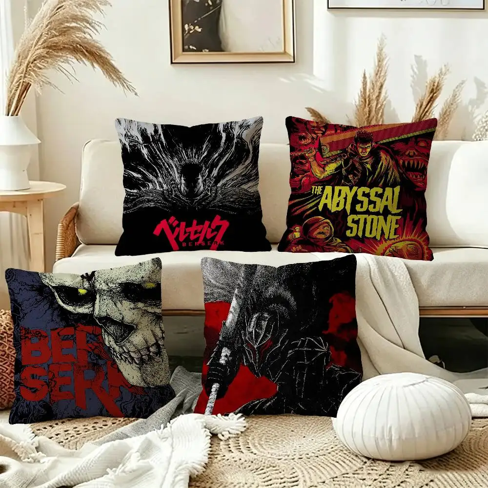 Anime Berserk Prints Lucky Dragon Pillow Cover Sofa Cushion Cover Home Room Decoration Children Gift