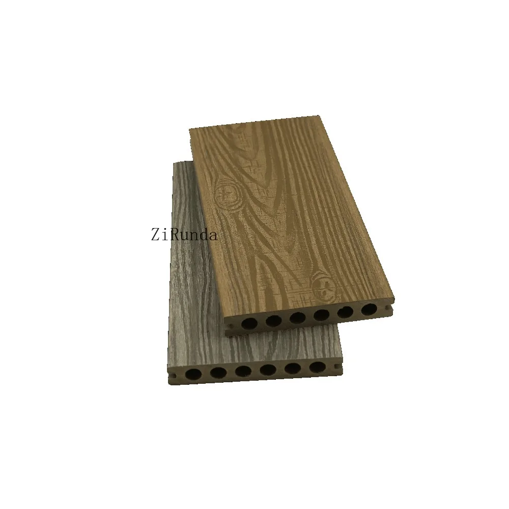 مخصص المضادة للانزلاق خشب الساج التقليدي مركب عالي الكثافة شرفة البولي ايثيلين رصف المواد مقذوفة #3