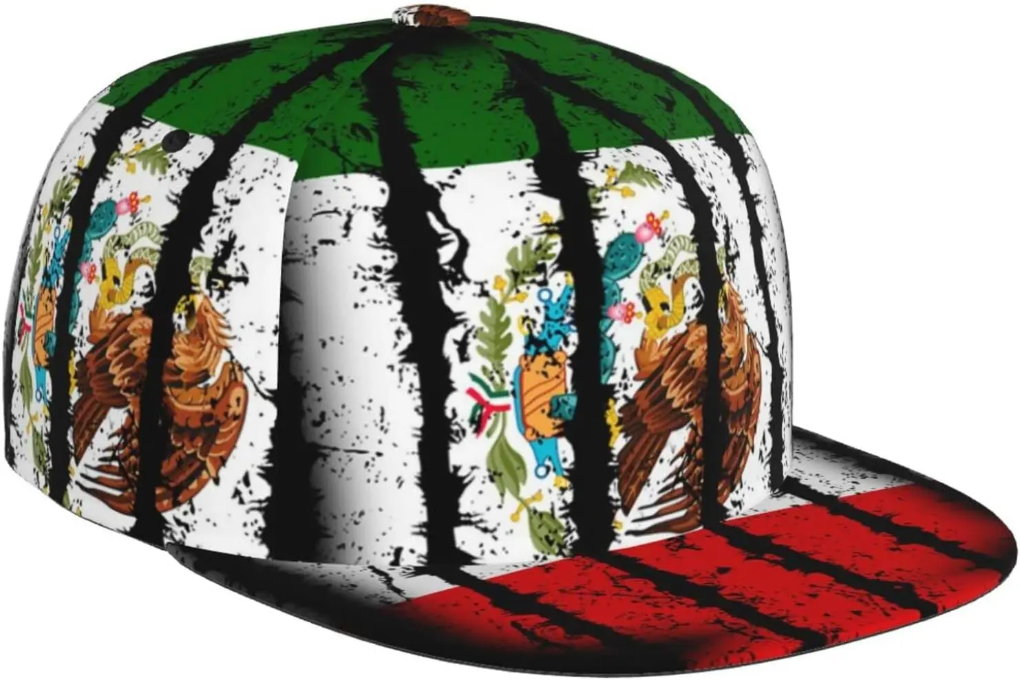 Cute Mexico Hat Mexican Flag Baseball Hats for Men Women Adjustable Mexican Flag Baseball Cap