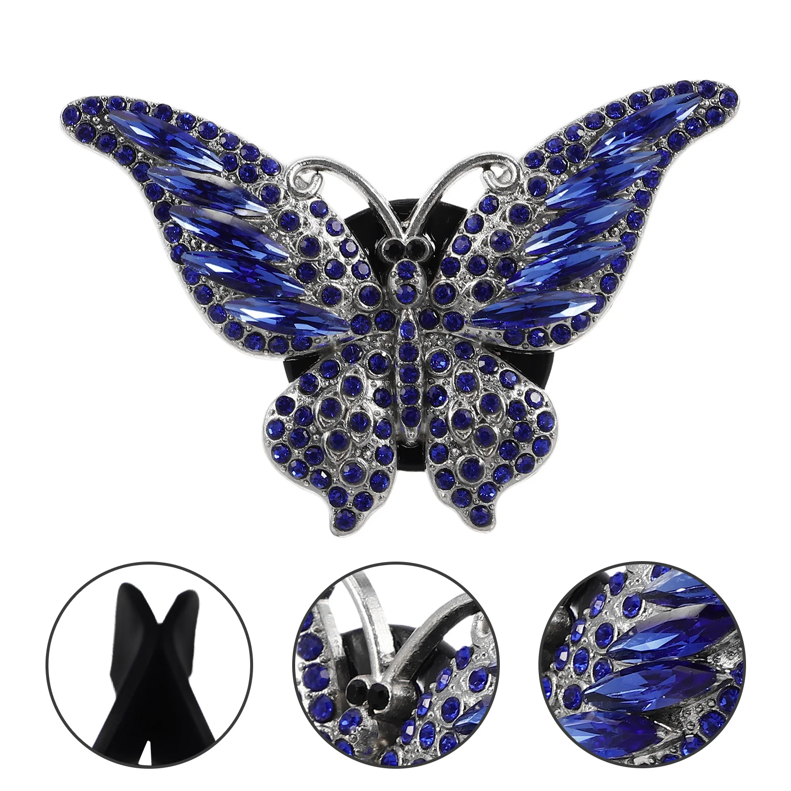 

1Set Alloy Rhinestone Butterfly Car Air Vent Clip Bling Aromatherapy Car Freshener Charm Interior Decoration Accessories