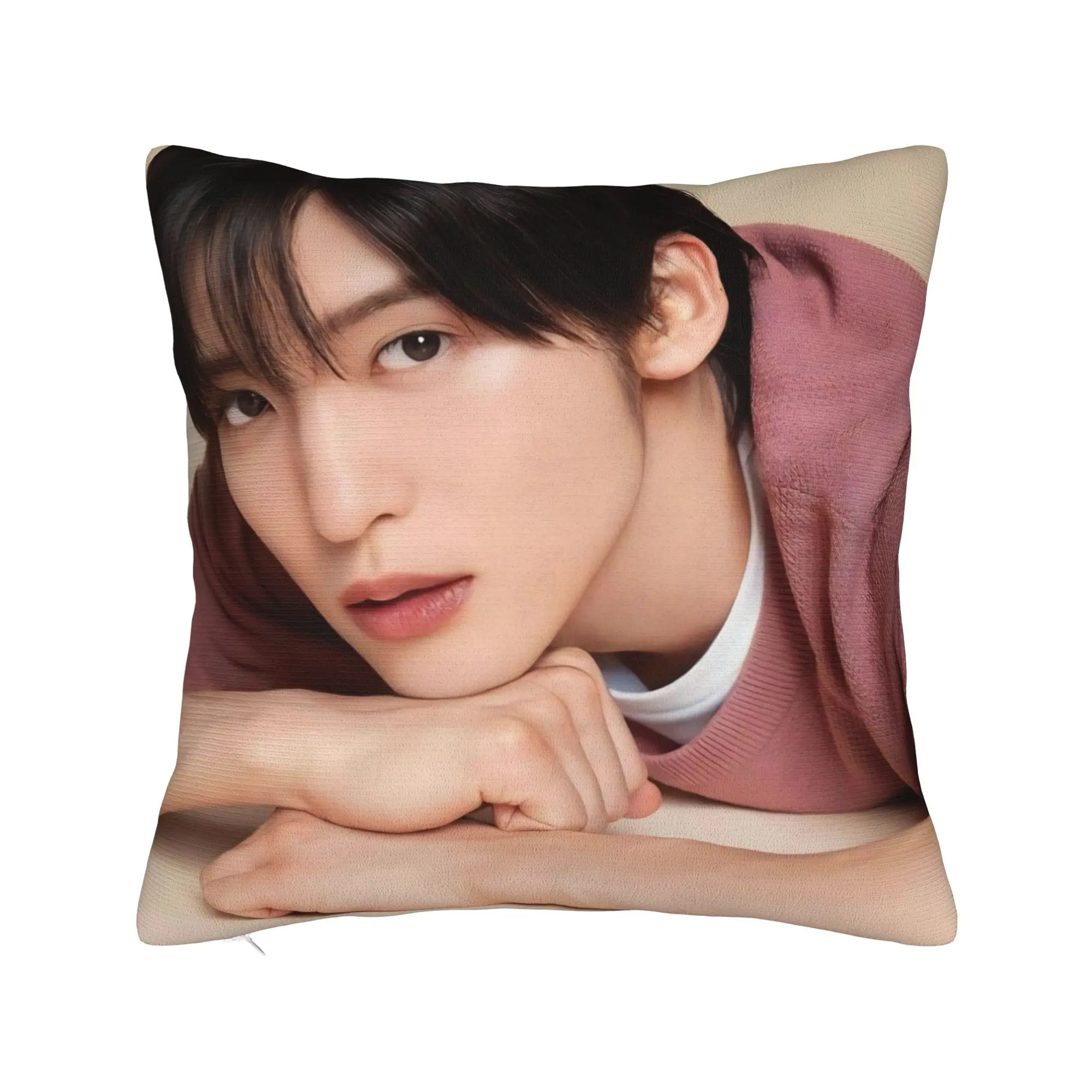 Ren Meguro Japan Singer Pillowcase Polyester Cushion Cover Decorations  Pillow Case Cover Bedroom Square 40*40cm