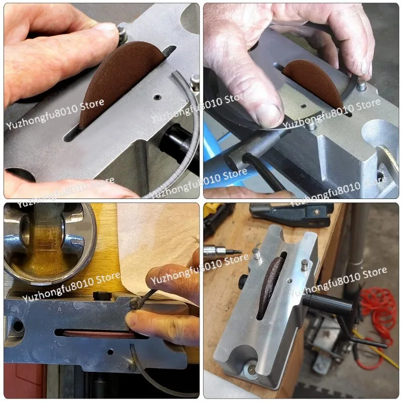 

Modified car grinding piston ring machine, hand-cranked piston ring clearance grinder tool