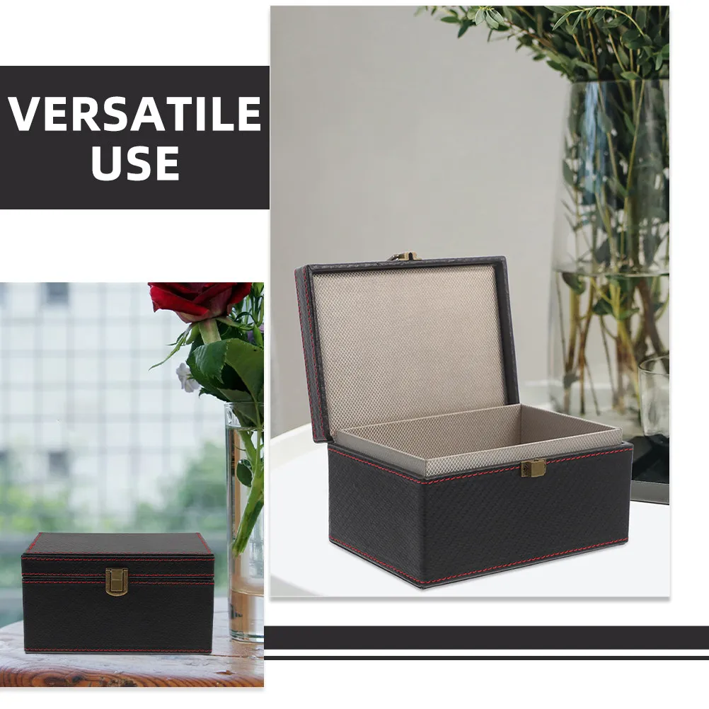 

Органайзер для ключей от автомобиля, коробка из углеродного волокна, большой объем, Фарадеевский ящик для ключей, телефонов, монет, матовая отделка, автомобильные аксессуары