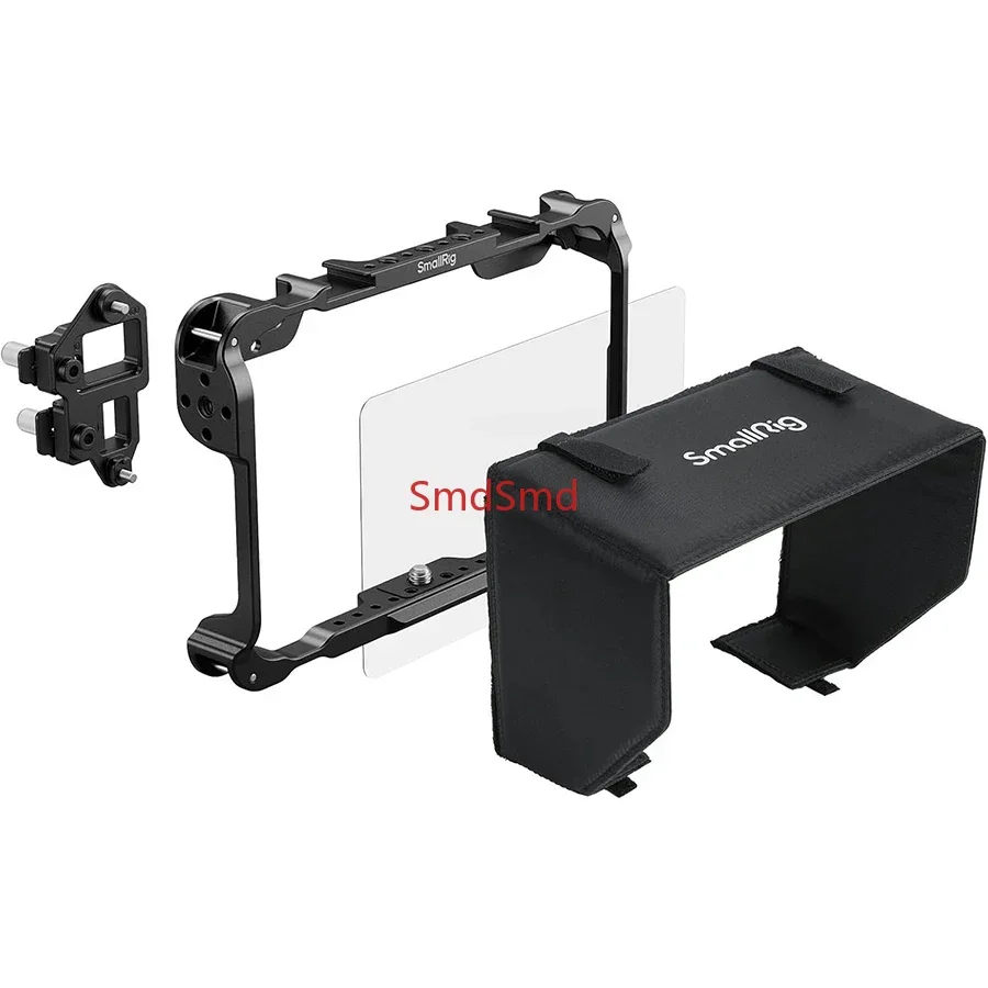 SmallRig Monitor Cage Kit for  Shinobi II/Shinobi GO, with Sunhood, with Screen Protector, Weighing Only 96.3g
