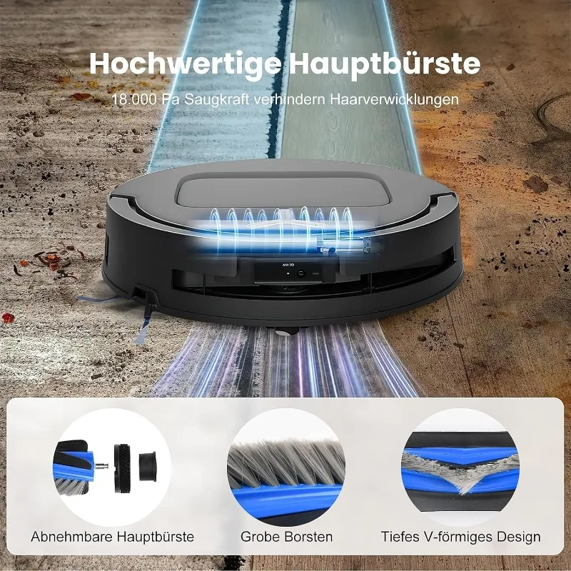 ل Ecovacs T80 Omni / T80 Pro Omni / Yeedi M14 Plus ملحقات المكنسة الكهربائية ممسحة القماش الجانب فرشاة رئيسية كيس لجميع الغبار فلتر HEPA