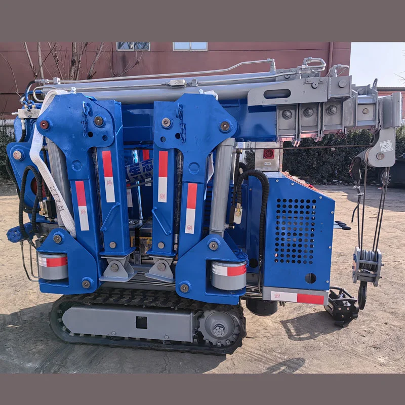 Mini-Raupen-Spinnenkran – anhebbarer, multifunktionaler Mikrokran