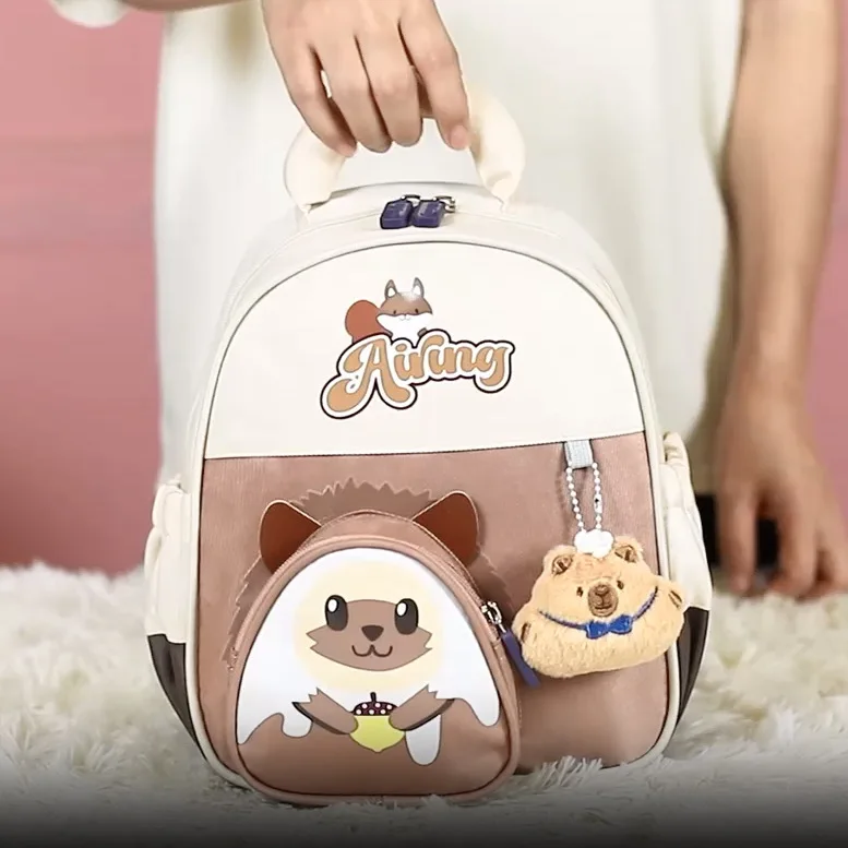 

Cute Lightweight New Kindergarten Children's School Bags Outdoor Letter Cartoon Stylish Hedgehog Sports Backpack Bag 477