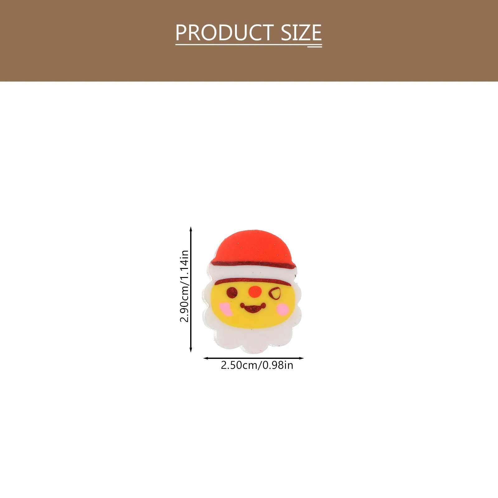 6 ensembles de gommes à thème de noël, Mini dessin animé en forme de noël, Adorable croquis multifonction, cadeaux pratiques et mignons à collectionner