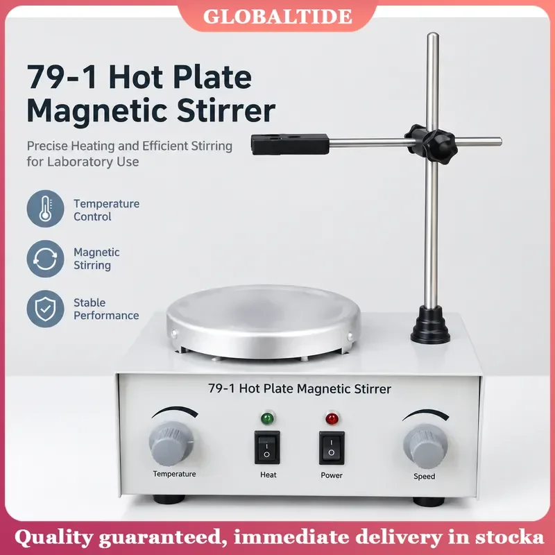 79-1 Heating Magnetic Stirrer Laboratory Heating Dual Control Stirrer Stirring 1000Ml Hot Plate Stirrer 110/220V