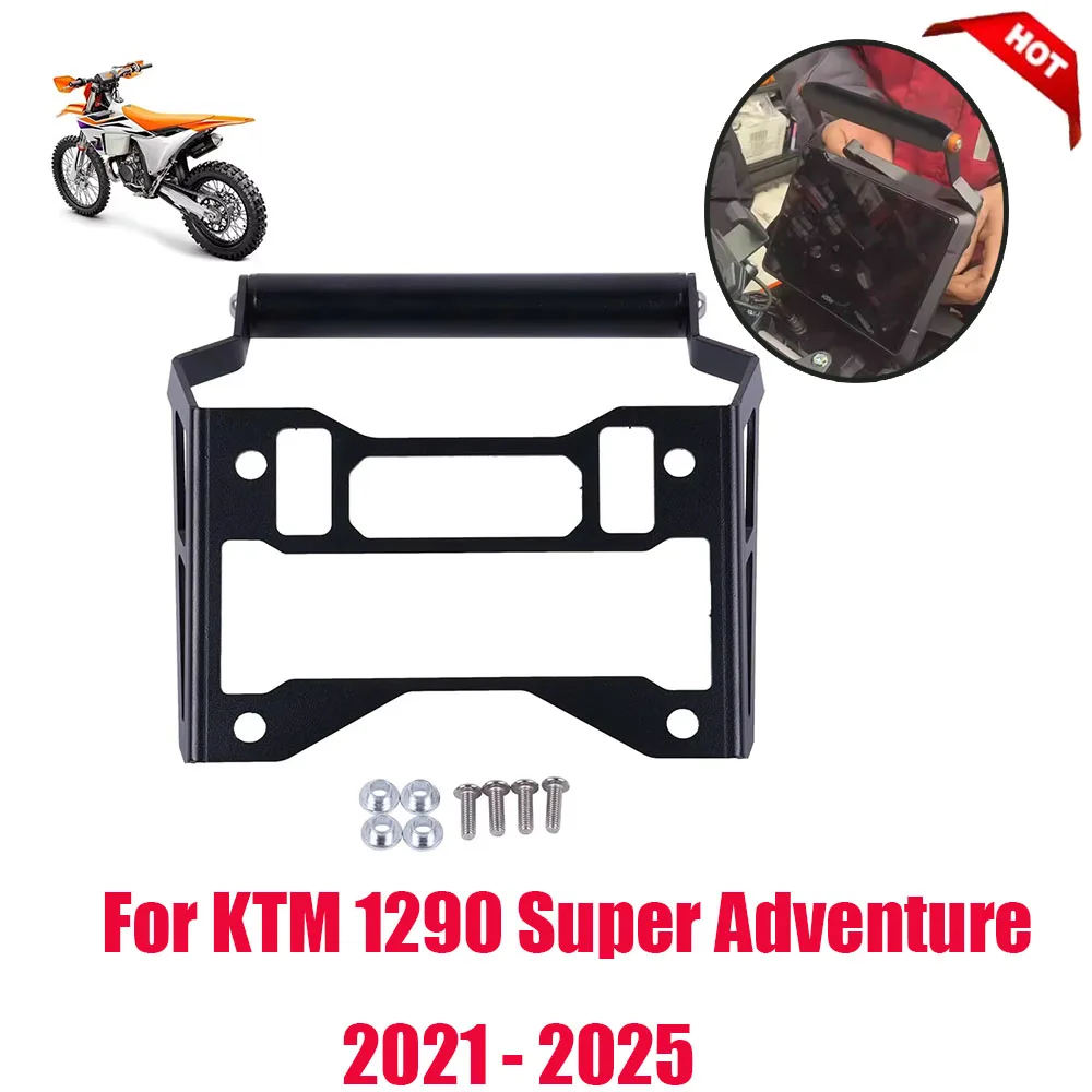 

For KTM 1290 Super Adventure S R ADV 2021 - 2025 Motorcycle Accessories Phone Holder Stand GPS Navigation Plate Bracket Support