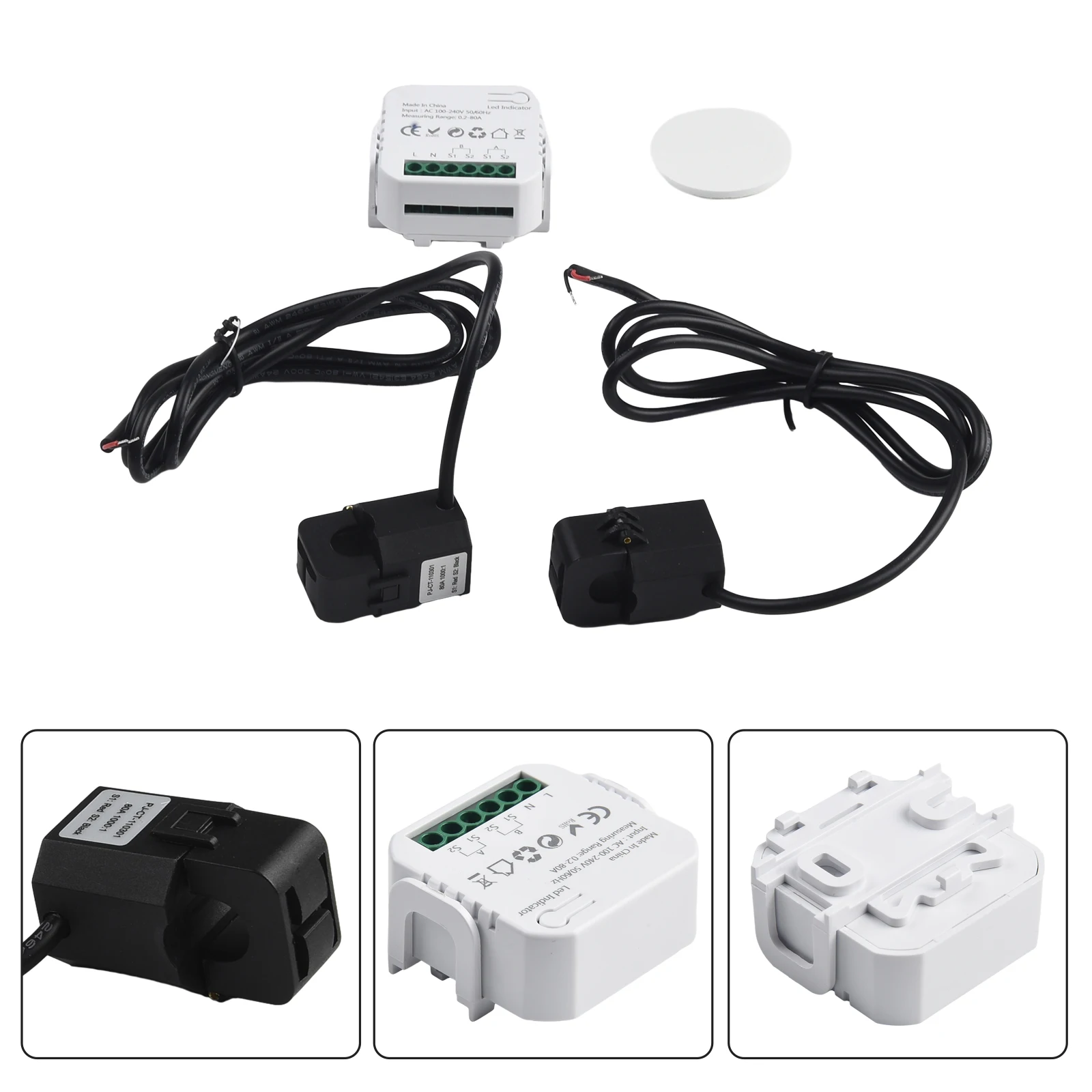 12 Way WiFi for Energy Meter For Smart Connection Bidirectional with Clamp for Accurate Power and Current Monitoring