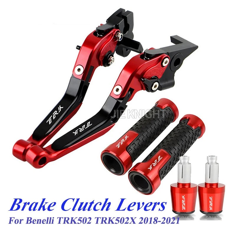 

Motorcycle For benelli TRK502 TRK502X TRK 502 X trk 502X 2018 2019 2020 2021 Brake Clutch Levers Handlebar grips Handle Ends Cap