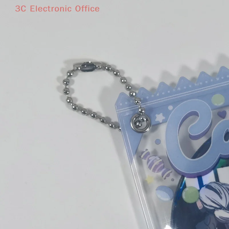 

Idol Photo Card Display Prop Badge Storage Candy Bag Photocard Holder Pendant.