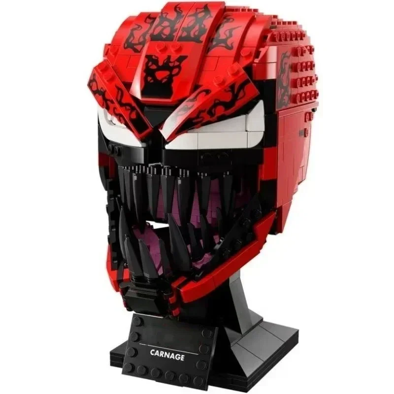 Jouets chauds Marvel super-héros MOC Venom casque blocs de construction briques compatibles 76187 76199 Collection modèle Carnage enfants cadeaux